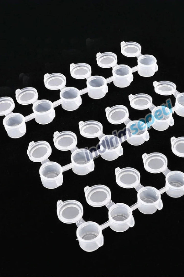 Boş Boya Kutusu 10’lu Set – 3ml Şeffaf Kapaklı Küçük Boy Saklama Kabı | Yaz Sanat Etkinlikleri İçin İdeal - Indirimsepeti