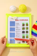 Halı Dokuma Tezgahı Eğitim ve Hobi Seti – El Yapımı Goblen, Küçük El Sanatları, Çocuk ve Yetişkin Dokuma Makinesi, DIY Craft - indirimsepeti