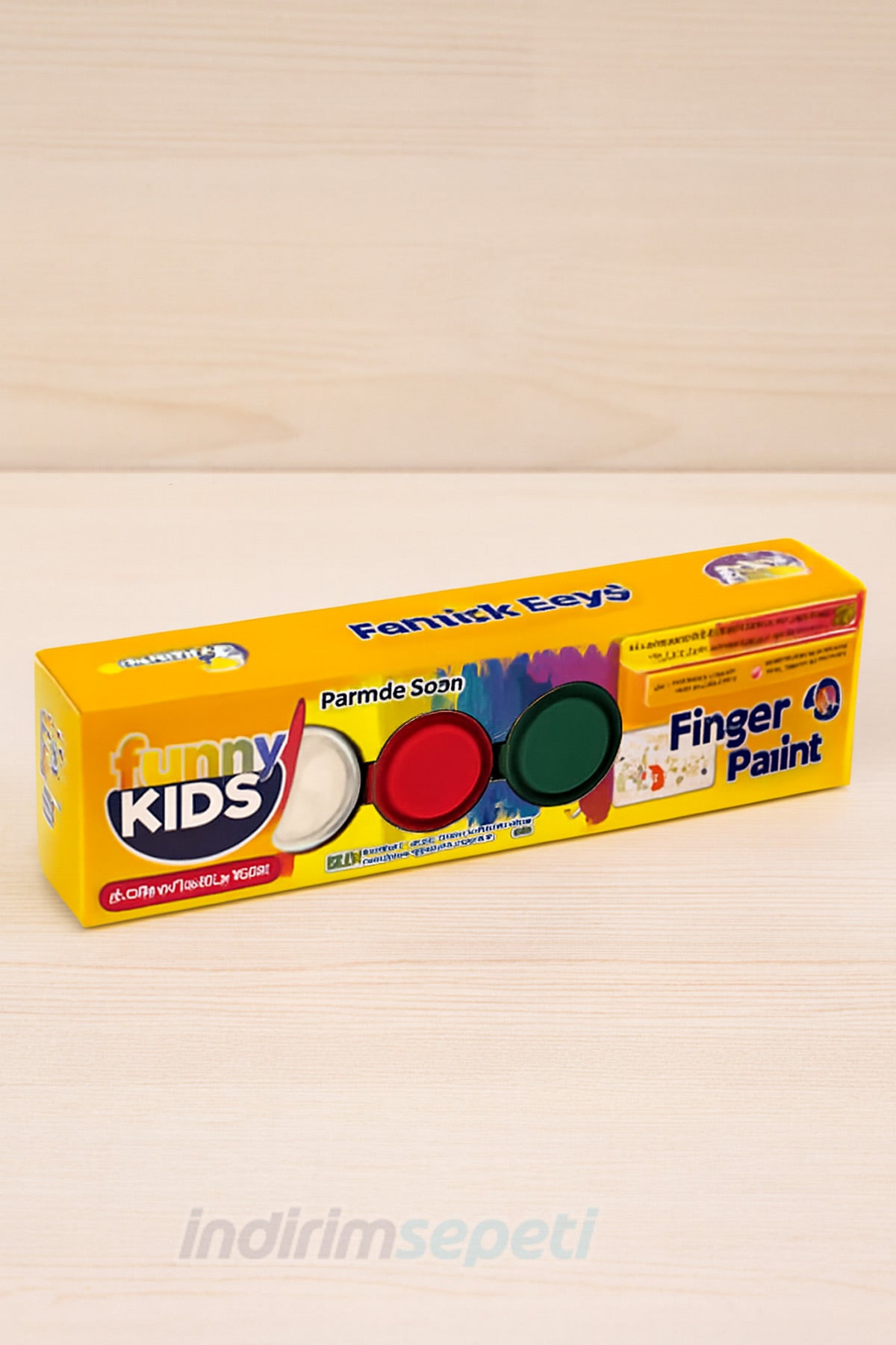 Parmak Boyası 6 Renk x 25 ml – Eğlenceli, Güvenli ve Yaratıcı Oyun Arkadaşı! - indirimsepeti
