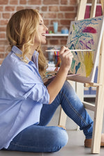 Tuval 35x50cm Dikdörtgen Arkadan Zımbalı Kaliteli Astarlı Hazır Tuval Boş Tuval Öğrenci Tuval 1 Adet - Indirimsepeti