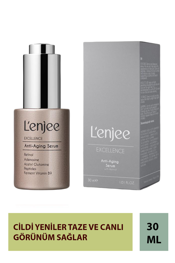 Yaşlanma Karşıtı Cilt Serumu – Retinol ve Peptit Destekli Yoğun Gece Serumu 30 ml - Indirimsepeti