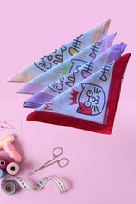 Kedi Baskılı  Pamuklu Kare  Eşarp Nefes Alabilir Boyun Eşarp Günlük Güneş Koruyucu 1 Adet Karışık - Indirimsepeti