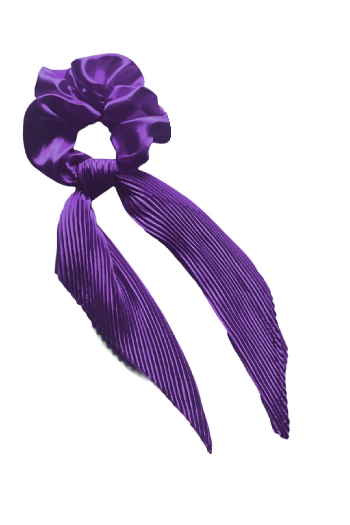 Simit Toka Piliseli Lastikli Saten Fular Saç Aksesuar Karışık Renk - Indirimsepeti