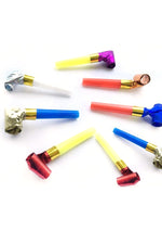 100 Adet Kaynana Dili Düdük Parti Düdüğü Sesli Düdük Renkli Uzayan Düdük Renkli Düdük - Indirimsepeti