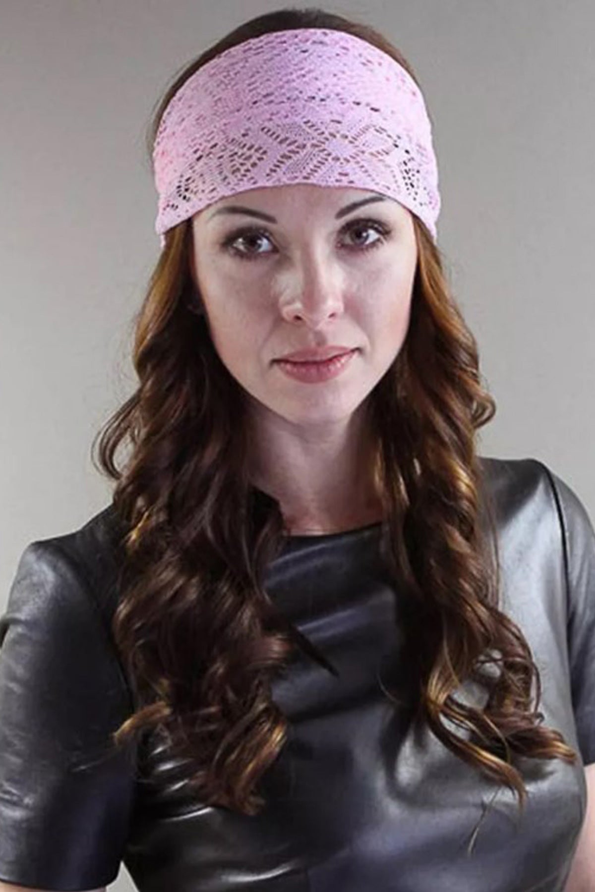 Dantelli Saç Bandı Bandanası Bahar ve Yaz Boho Stili, Lastikli Esnek Plaj ve Seyahat Açık Pembe - Indirimsepeti