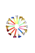 100 Adet Kaynana Dili Düdük Parti Düdüğü Sesli Düdük Renkli Uzayan Düdük Renkli Düdük - Indirimsepeti