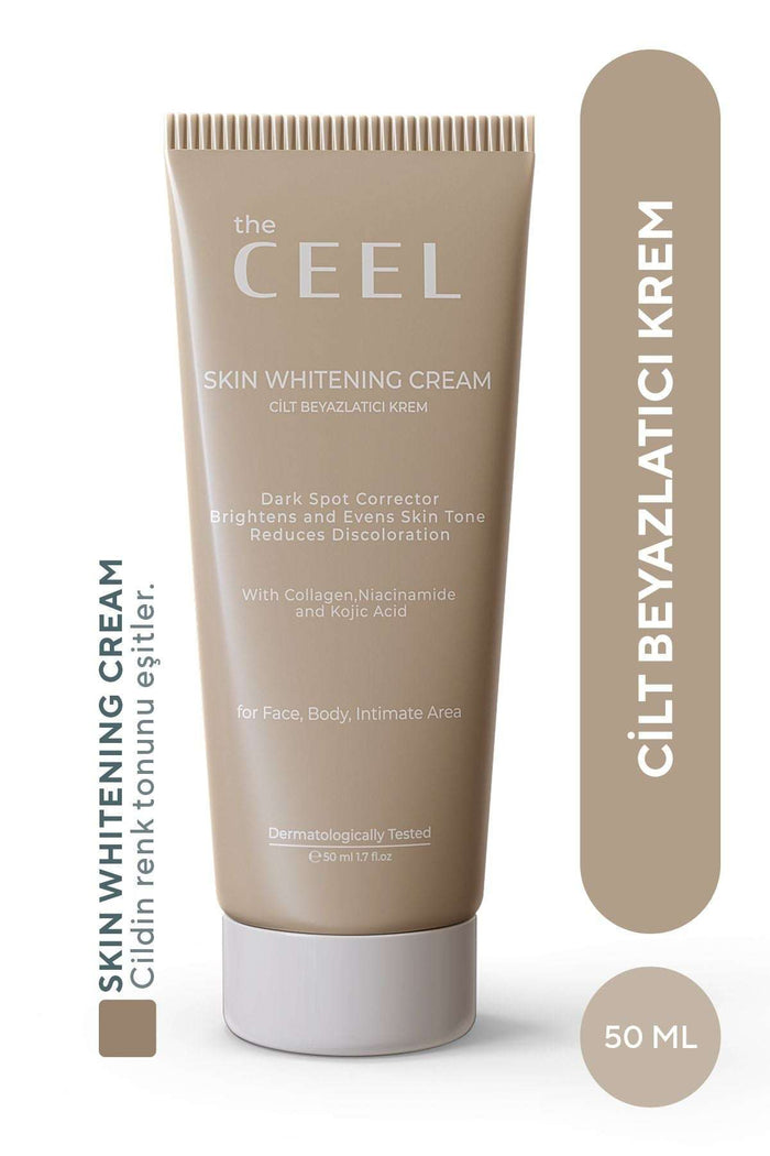 Cilt Beyazlatıcı Aydınlatıcı Glutatyonlu Leke Karşıtı Krem Kolajen, Niacinamide & Kojik Asitli 50 ml - Indirimsepeti
