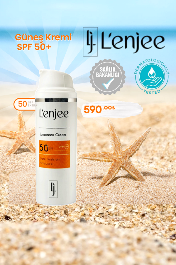L’enjee Güneş Kremi 50 SPF Sunscreen Cream SPF 50+  – Cilt Tonu Eşitleyen & Antioksidan Destekli