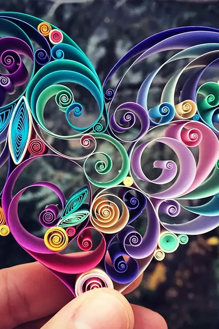 Quiling 100 adet Kağıt | 0.48cm*38.99cm - El Sanatları Kağıt Katlama, Kıvırma Sanatı, Quilling Mor - Indirimsepeti