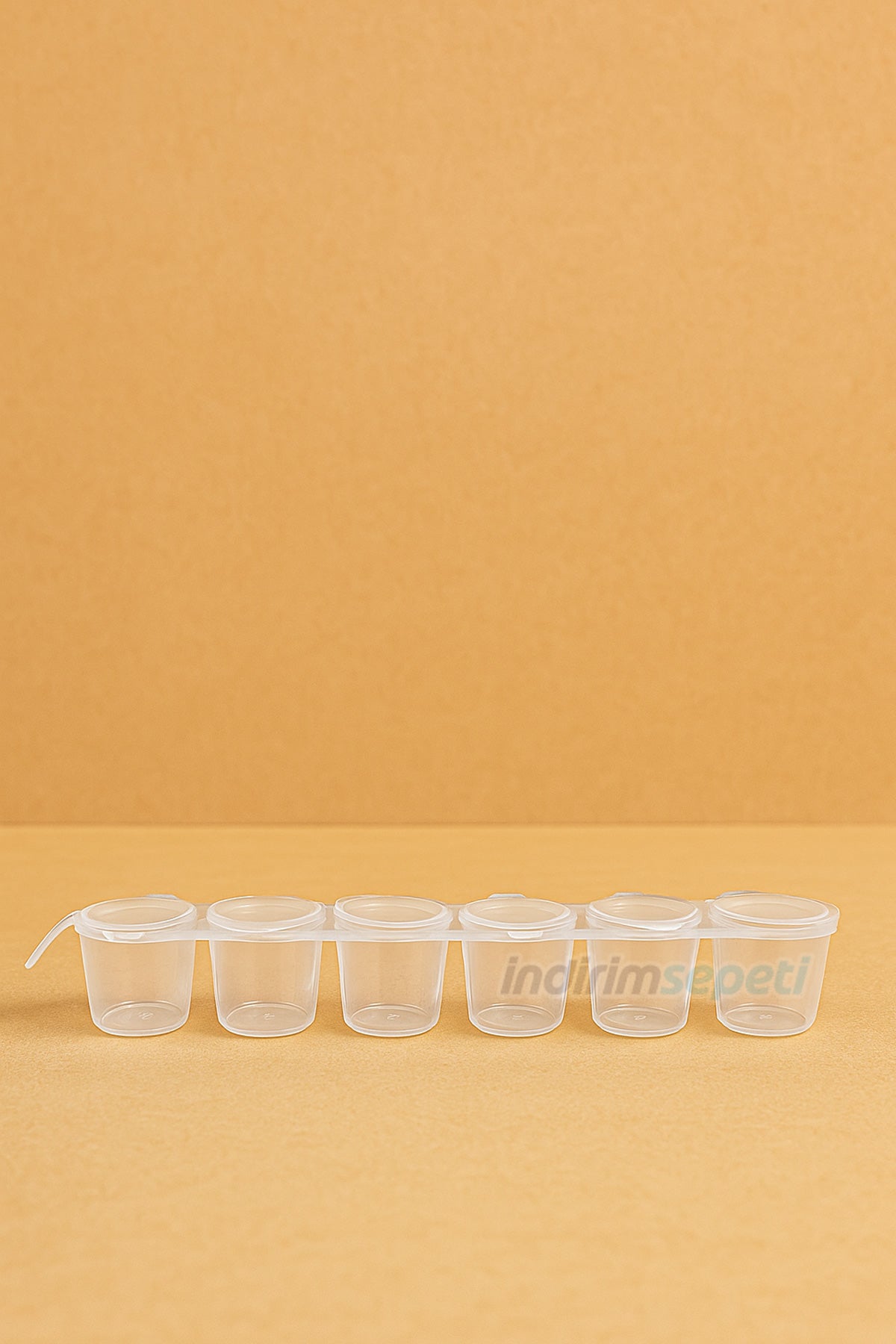 20 ml cc Kapasiteli Pratik Plastik Boya Kutusu – 6'lı Şerit 6x 20Ml 1 Adet - Indirimsepeti