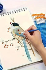 10’lu Düz Uçlu Boya Fırçası Seti – Akrilik, Guaj, Parmak, Sulu ve Yağlı Boya İçin Uygun - Indirimsepeti