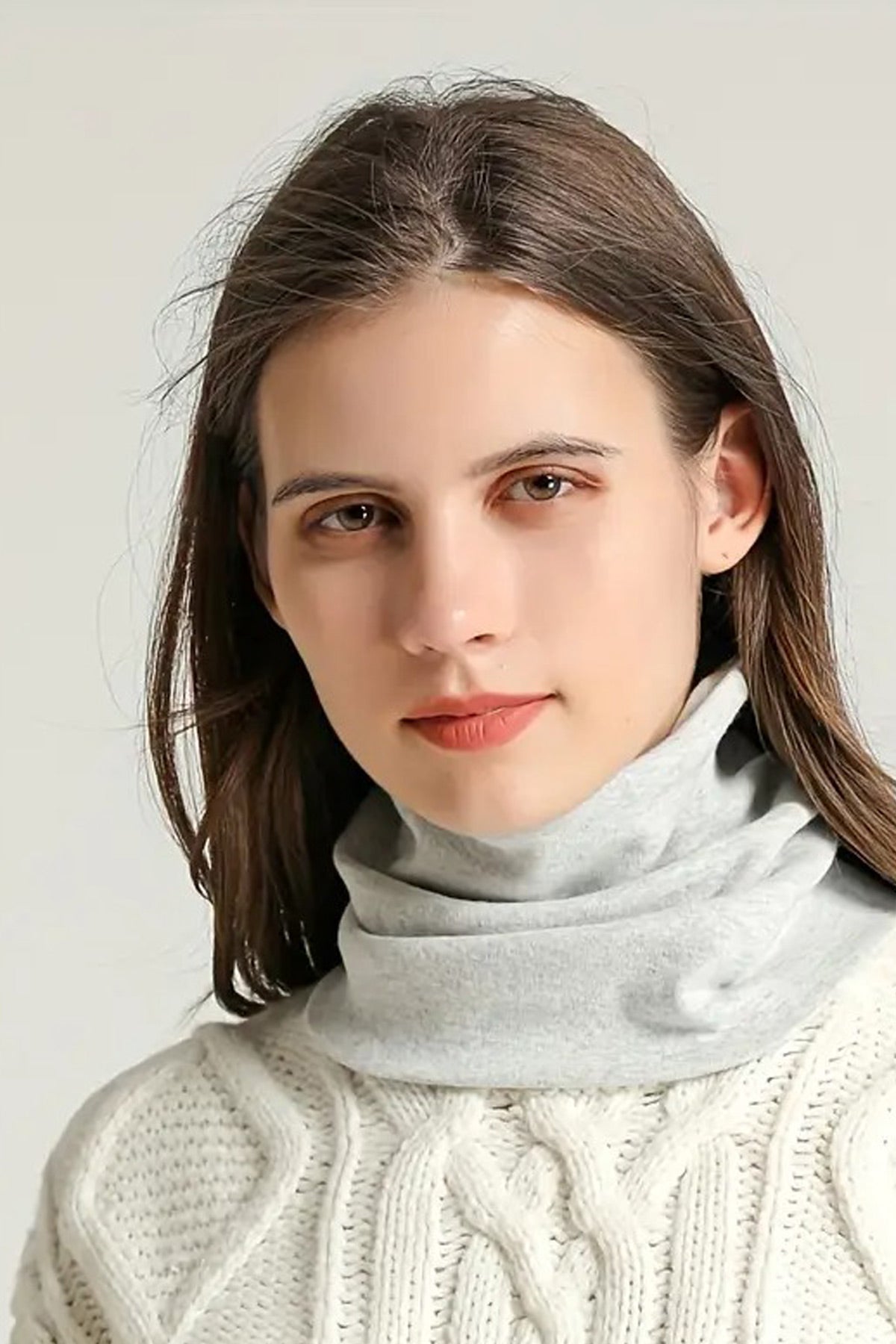 Polar ipli Boyunluk Bere Boyunluk Balıkçılık Koşu Spor Maskesi Kamp Boyunluk Gri