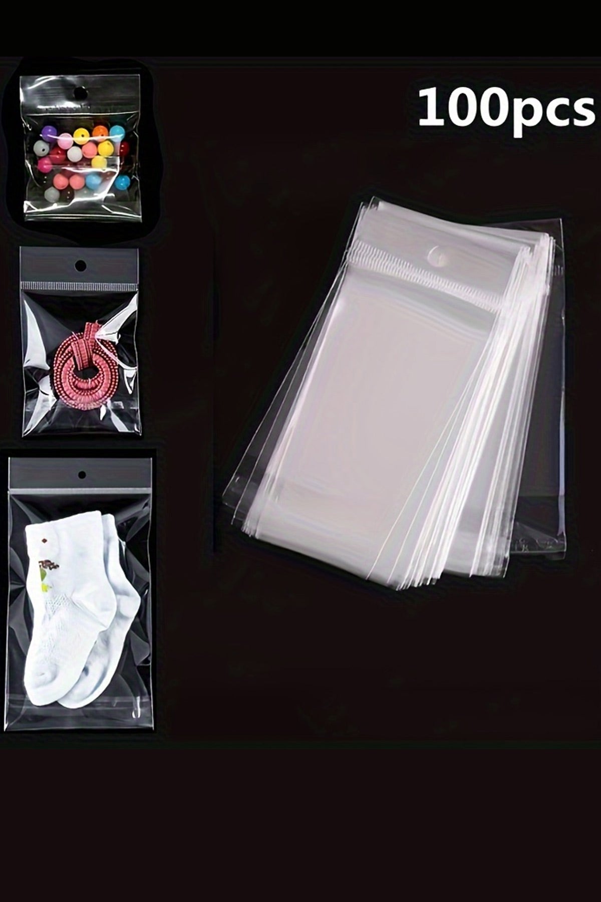 Askılı Opipi Şeffaf Jelatin Torba poşet 24x35 cm | Yapışkanlı, 100 Adet – Telefon, Gözlük ve Aksesuar Ambalajı - indirimsepeti