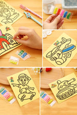 Kum Boyama A4 Kum Boyama Seti, Büyük Boy Kum Boyama Seti 1 Adet - Indirimsepeti