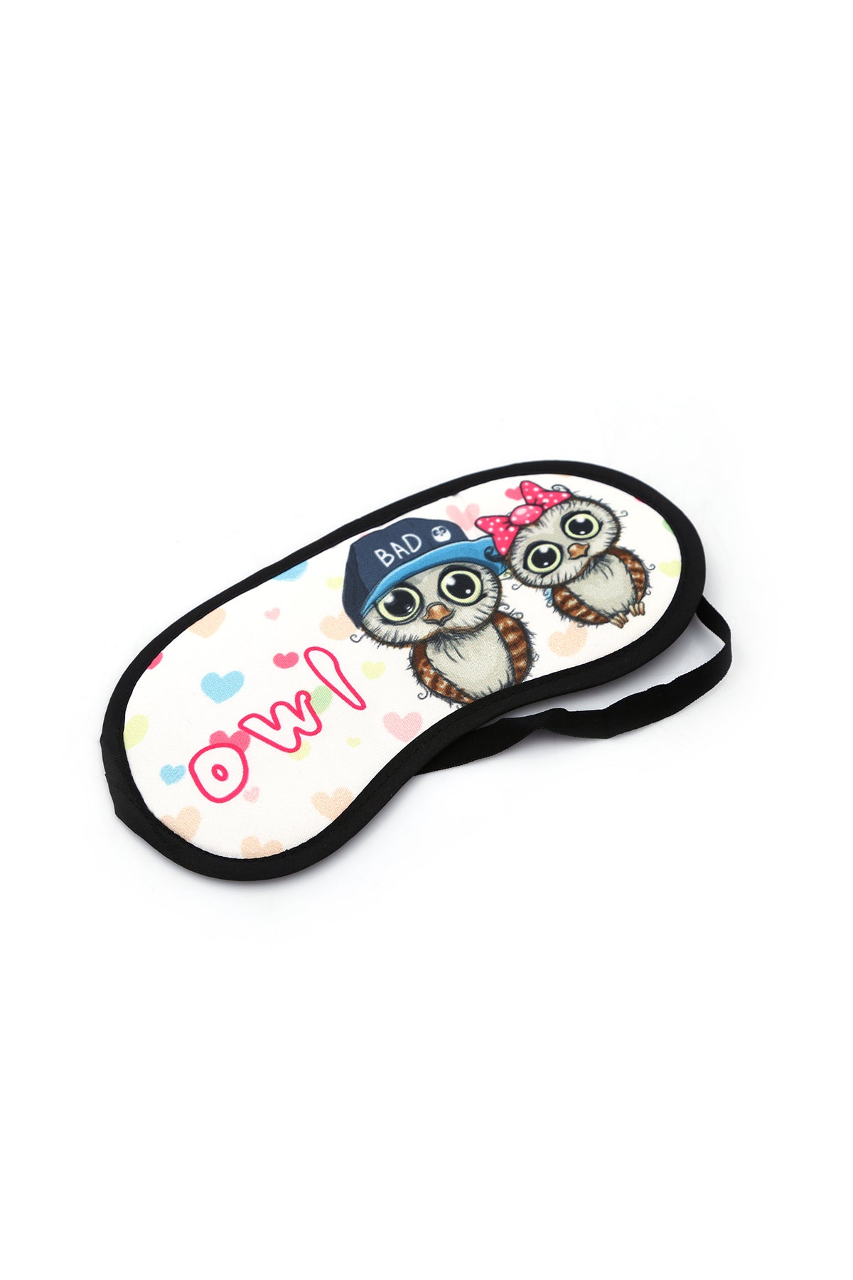 Göz Bandı Uyku Gözlüğü Sleeping Strip Yıkanabilir Uyku Maskesi Baykuş Karışık 1 Adet - Indirimsepeti