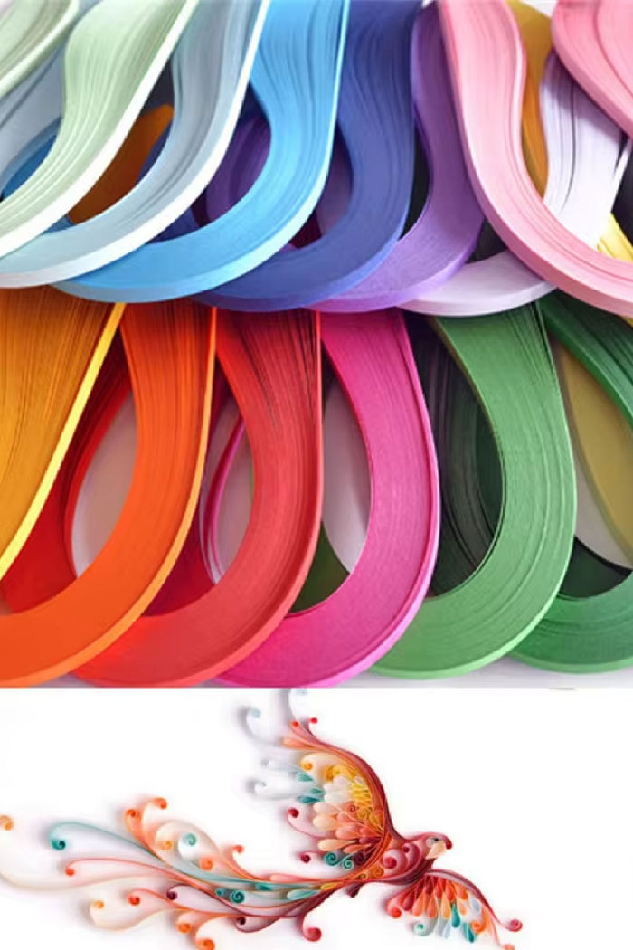 Quiling Seti Kağıt Katlama, Kıvırma Sanatı ince 0,5cm/42 cm Eko 1 Paket - Indirimsepeti