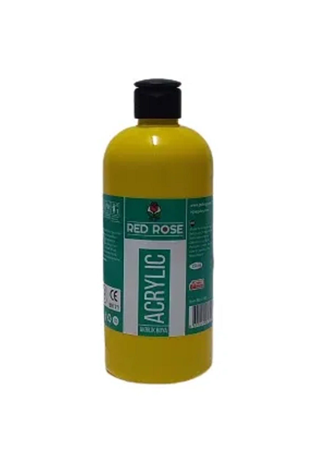 Sarı Akrilik Boya 500 gr Sanatsal, Dekoratif, Hobi Amaçlı, Canlı Renkler - indirimsepeti