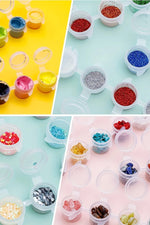 5 ml cc Kapasiteli Pratik Boş Plastik Boya Kutusu – 6'lı Şerit 6x 5 ml 1 Adet - Indirimsepeti