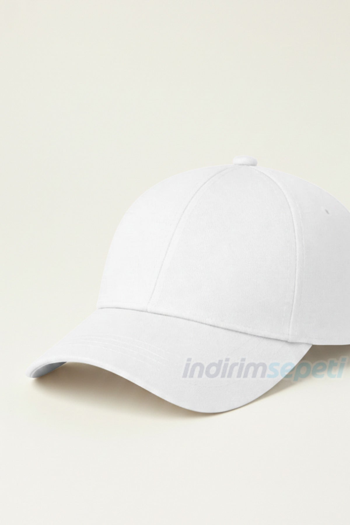 Beyaz Düz Kep Şapka – Ayarlanabilir Unisex Günlük Spor Şapka | Rahat ve Şık Tasarım