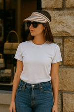 Hasır Şapka Taç Tipi Güneş Vizörü Özel Hafif ve Şık Plaj Vizörü Hasır Siperlik Farklı Model Renk - Indirimsepeti