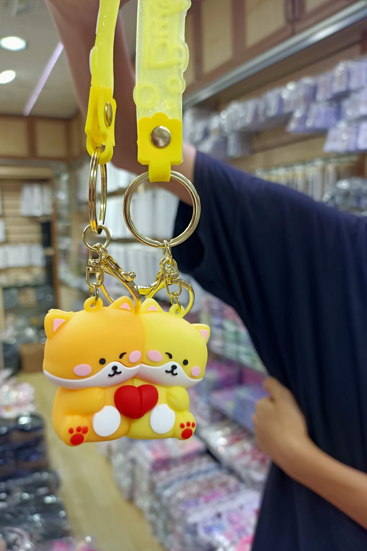 2'li Mıknatıslı Sevimli Anahtarlık Çanta Aksesuar Çanta Charm Sevgili Arkadaş Çift Anahtarlık - Indirimsepeti