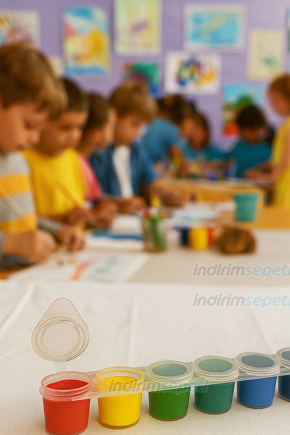 5 ml cc Kapasiteli Pratik Boş Plastik Boya Kutusu – 6'lı Şerit 6x 5 ml 1 Adet - Indirimsepeti