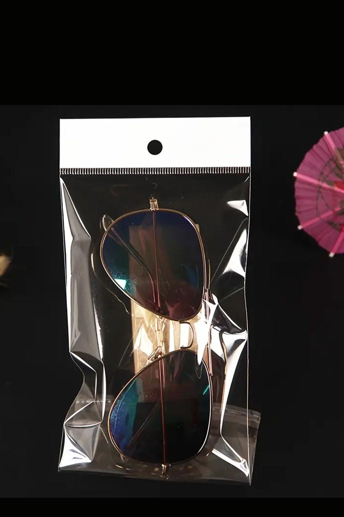 Şeffaf Opipi Jelatin Torba poşet  13×25 cm | Askılı, Yapışkanlı, 100 Adet – Telefon, Gözlük ve Aksesuar Ambalajı