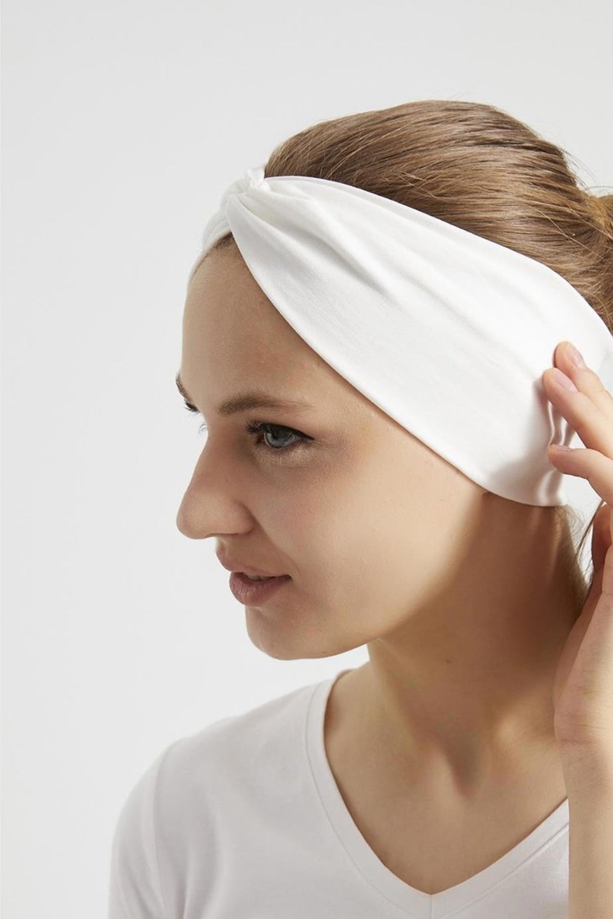 Çapraz Makyaj Yıkama Deniz Sahil Gezi Saç Bandı  Saç Bant Polyester Beyaz - Indirimsepeti