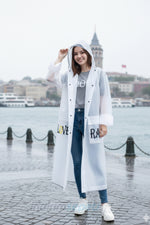 Yağmurluk EVA Yüksek Kalite,Bağcıklı Rüzgar Geçirmez, Cepli | XL Beden Taşıma çantalı Siyah Sarı