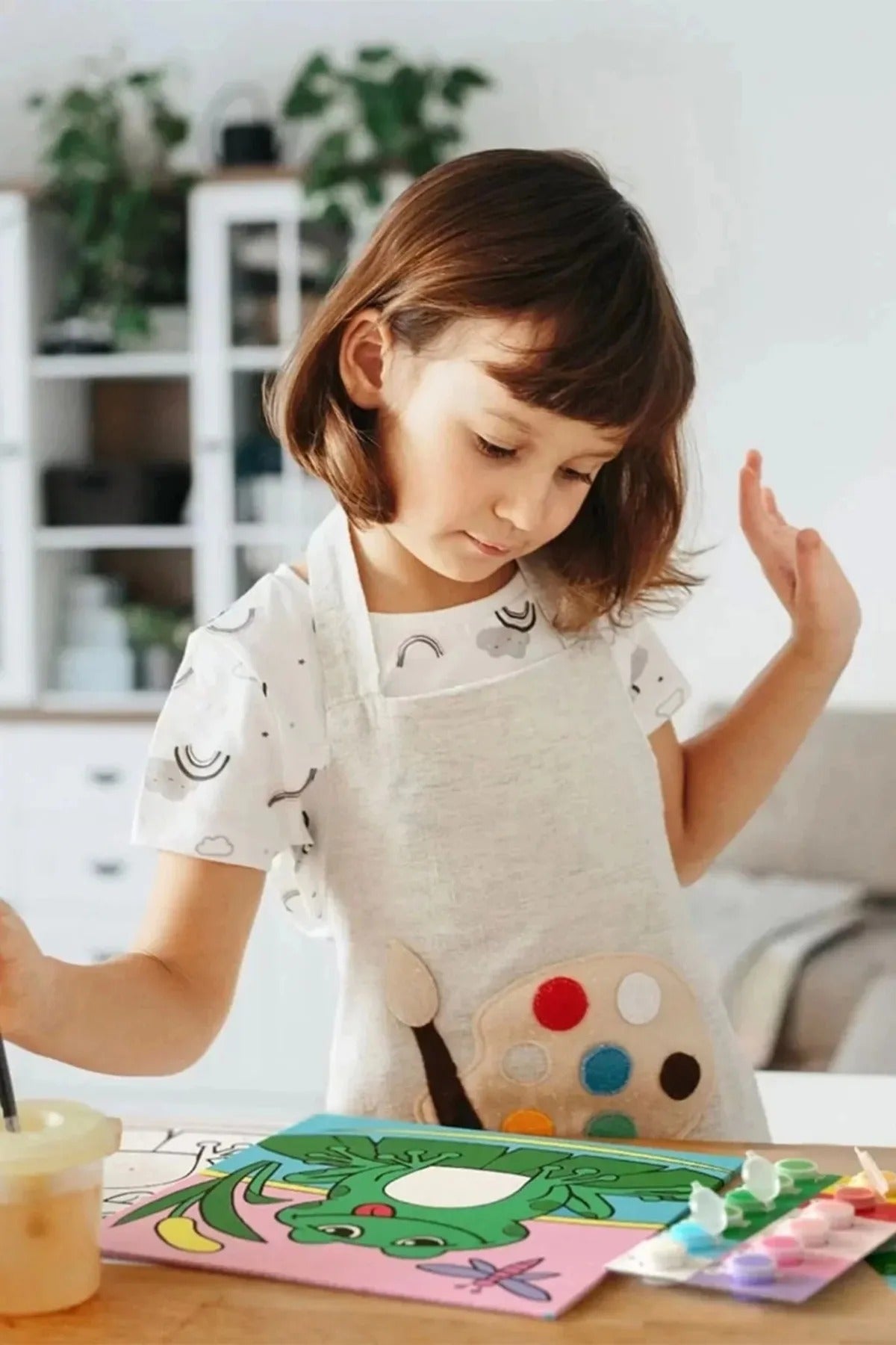 30x30 Cm Kare Tuval – Akrilik ve Yağlı Boya İçin Resim Tuvali + Fırça Hediyeli