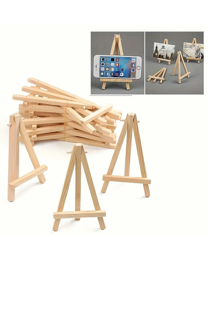 Mini Masaüstü Şövale 15 cm Ahşap,üç Ayaklı,resim Şövalesi,ressam Sanatsal Malzeme - Indirimsepeti