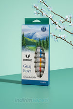 3’lü Sanat Seti – Guaj Boya 12x9ml, Akrilik Boya 12x5ml ve Profesyonel Guaj Boya Seti – 36 Renk Hobi & Sanat Boyama Seti