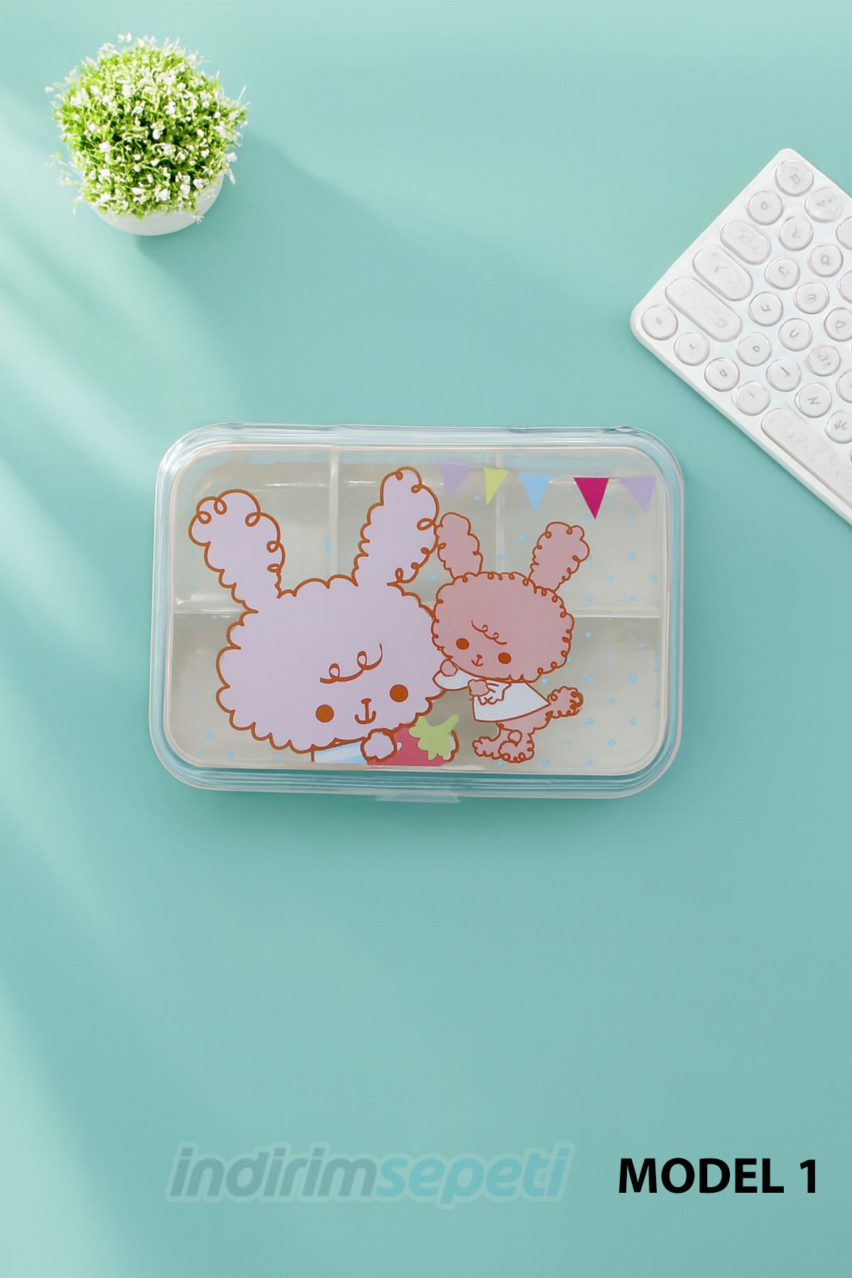 İlaç Düzenleyici – 6 Bölmeli Taşınabilir Saklama Kutusu, Zarif Tasarım, Seyahat ve Günlük Kullanım