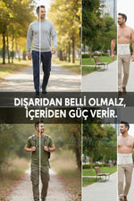 Yün Korse %100 Angora Giydirmeli ince Unisex Bel Korsesi – Isı Tutucu, Lastik Geçmeli Bel Destekleyici