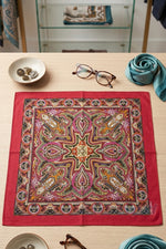 Etnik Desenli Pamuklu Bandana | 52x52 cm Geleneksel Desenli Sokak Stili Unisex Bandana
