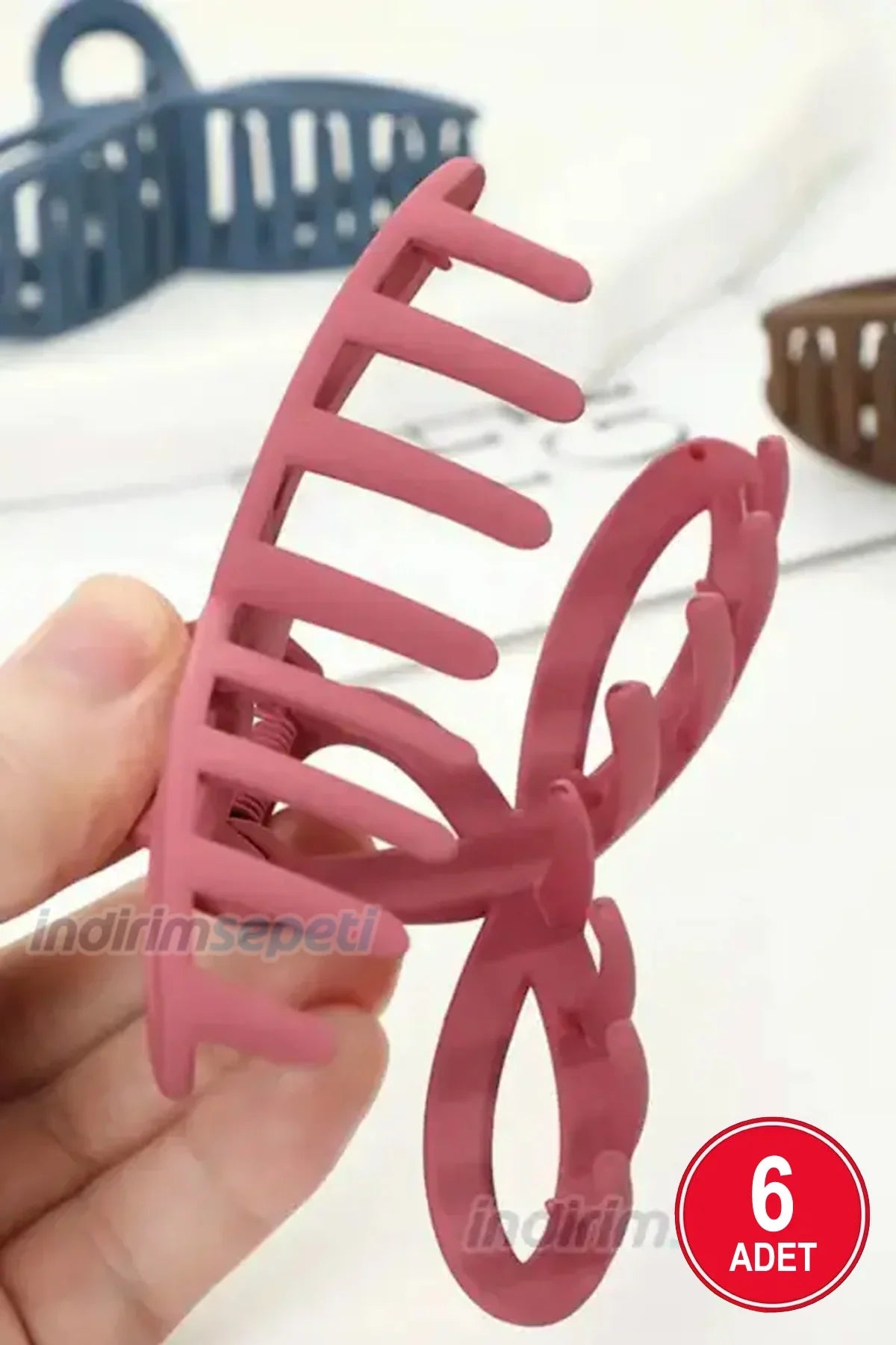 6'lı Büyük Boy Xl Mandal Toka Seti - Indirimsepeti