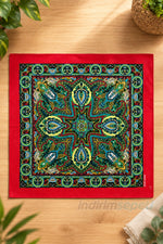 Etnik Desenli Pamuklu Bandana | 52x52 cm Geleneksel Desenli Sokak Stili Unisex Bandana