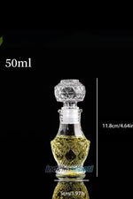 Şişe Cam Sultan Kapaklı Boş Kolonya Parfüm Şişesi 50 cc vidalı kapak Seyahat Hediyelik - Indirimsepeti