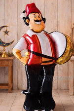 Ramazan Davulcusu Folyo Balon 118z76 cm | Ramazan Bayramı Süsleme Dekoru | Büyük Boy Şişme Balon - indirimsepeti