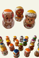 Hureggo Concept Sevimli Hacıyatmaz Resimli Mini Oyuncak hayvanlar alemi Dekoratif Masaüstü Stres Eğlence Hediye - Indirimsepeti