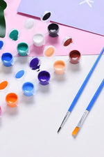 3ml Akrilik Boya 6 Renkli Mini Boy Tüp Dolu | Okul ve Yaz Kampı Boyama Seti - Indirimsepeti