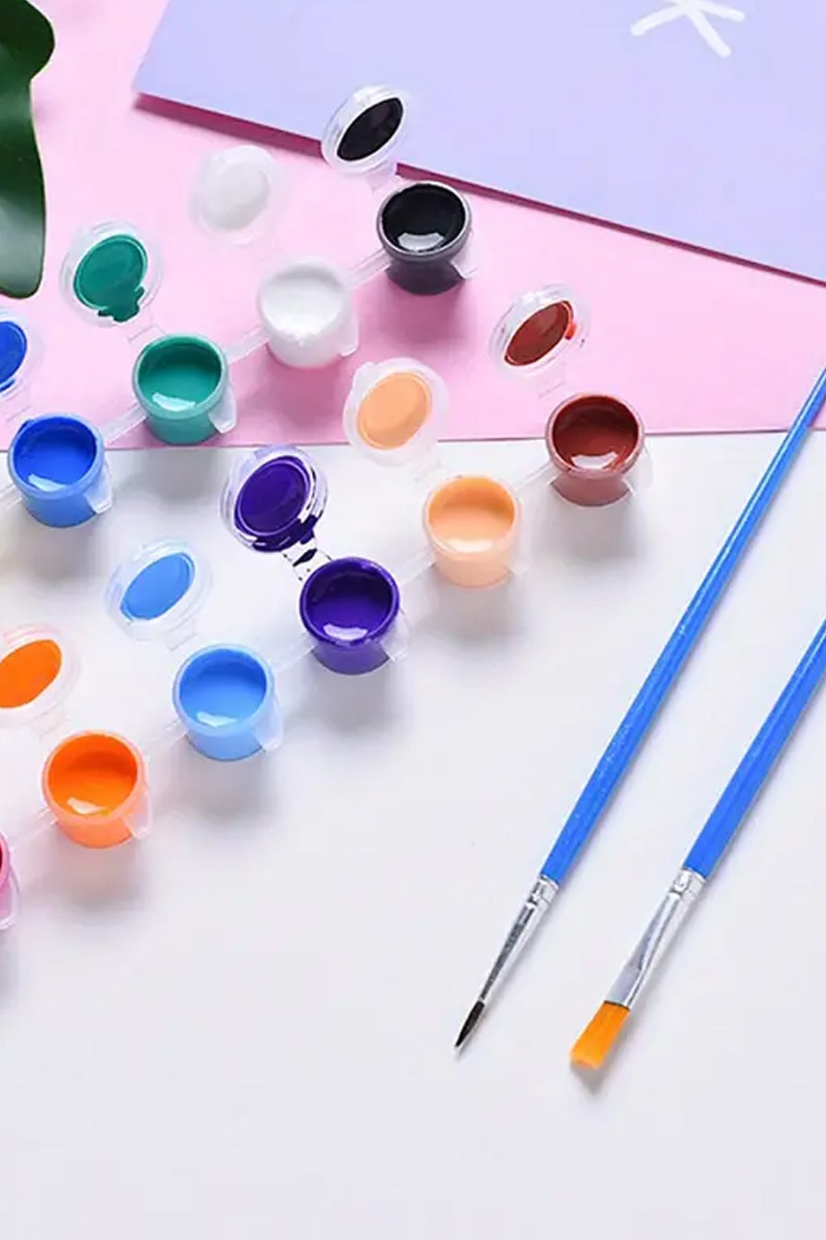 3ml Akrilik Boya 6 Renkli Mini Boy Tüp Dolu | Okul ve Yaz Kampı Boyama Seti - Indirimsepeti