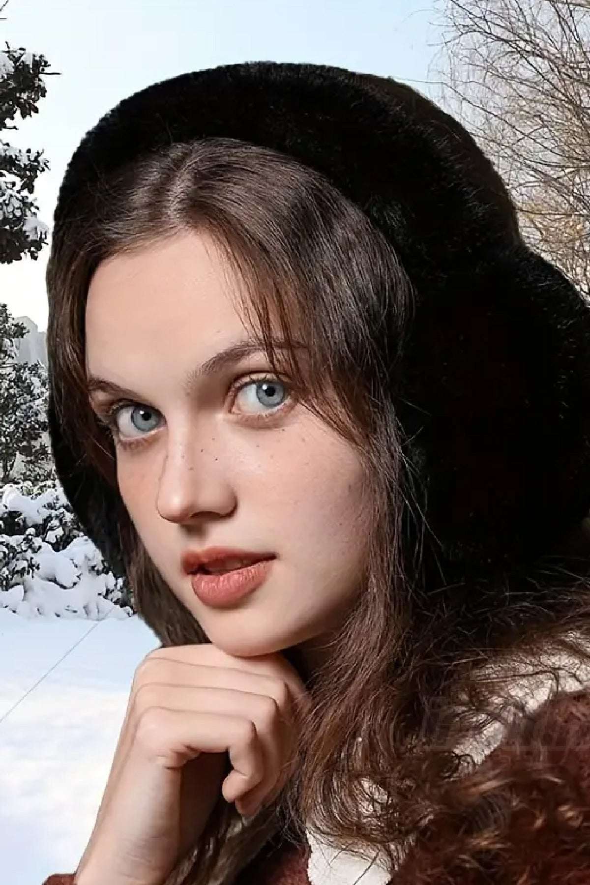 Trend Peluş Kulaklık Katlanır Model Soğuk Koruyucu Peluş Kalın Kışlık Soft Kulaklık Siyah - Indirimsepeti