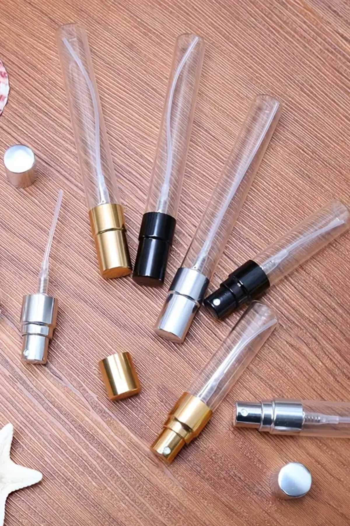 Cam Şişe ince Uzun 20 ml Fısfıs Sprey Hediyelik Cam Kolonya Şişesi Düğün, Nişan, Söz  Gümüş Kapak - Indirimsepeti