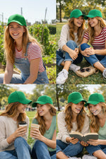 Modern Yeşil Baseball Şapka – Günlük Kullanım İçin Şık Tasarım Kadın & Erkek Spor Tarz