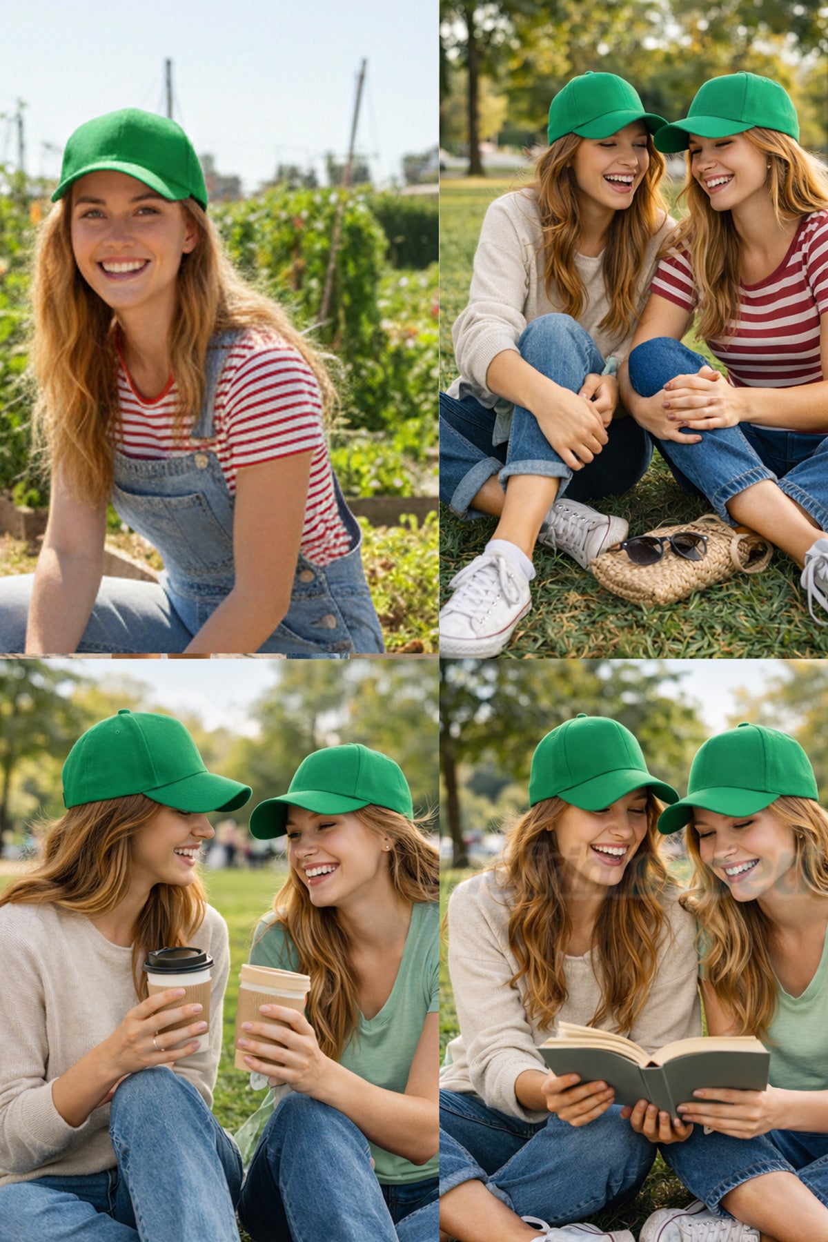 Modern Yeşil Baseball Şapka – Günlük Kullanım İçin Şık Tasarım Kadın & Erkek Spor Tarz