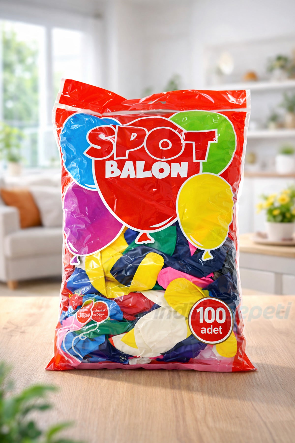 100 Adet Karışık Renk Balon 12 inç (30 cm) – Parti, Doğum Günü ve Organizasyon Balon Seti