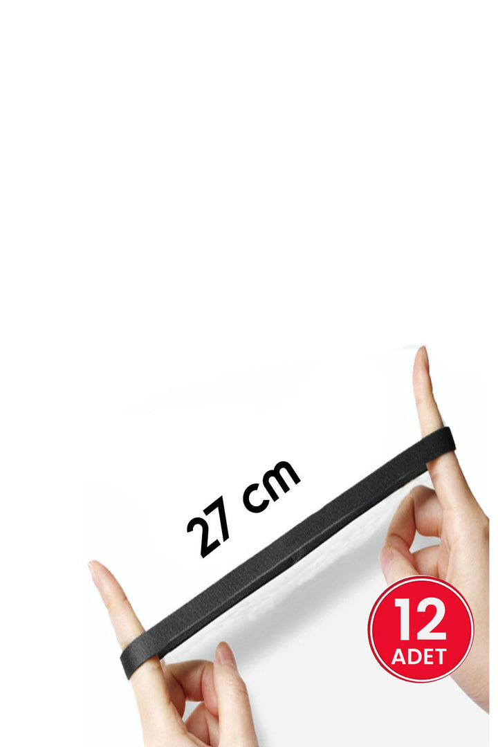 Sporcu Saç Bandı – Yoga & Fitness Lastik Bant 12 Adet Renkli Renk - Indirimsepeti