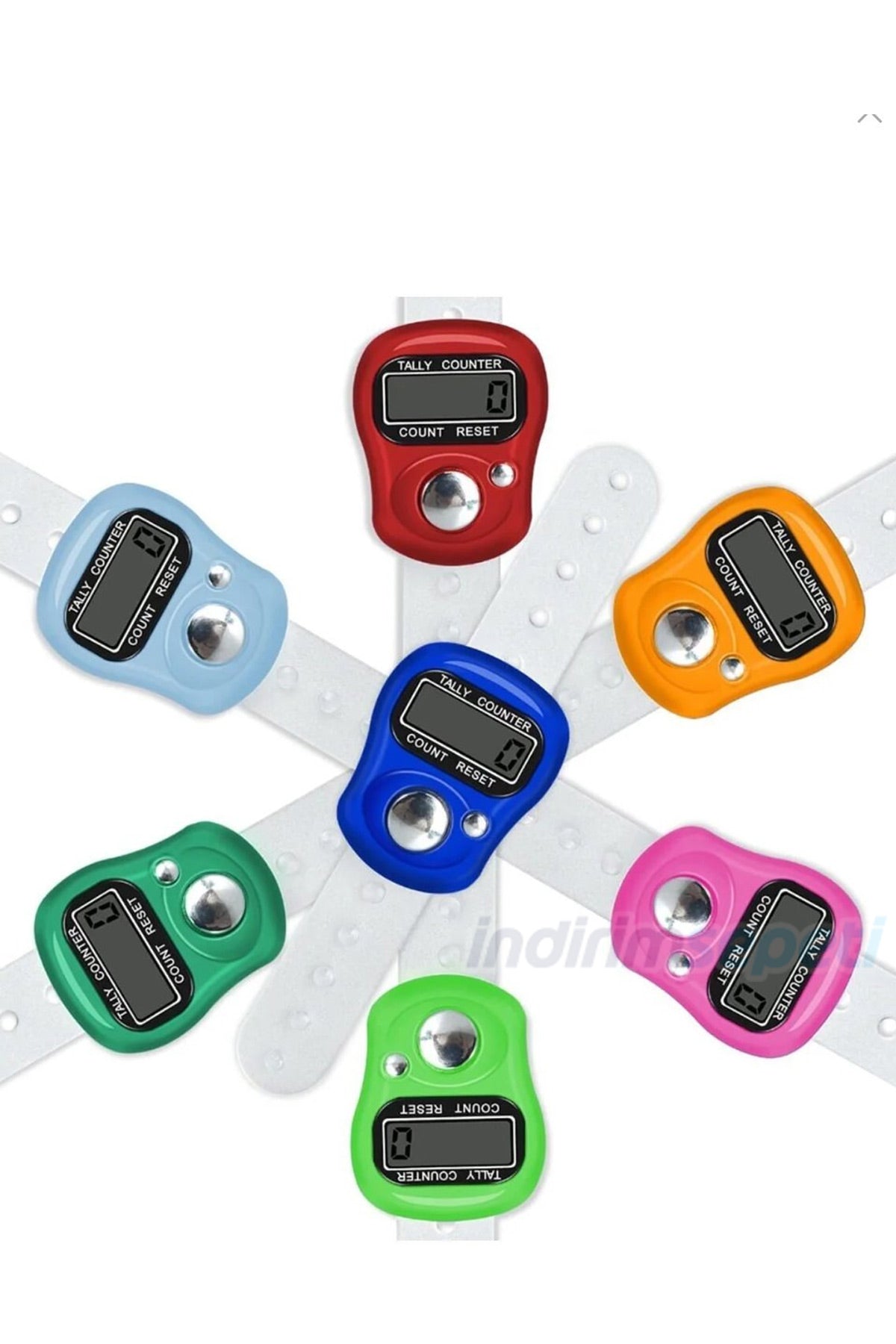 Dijital Parmak Zikirmatik Elektronik Tespih Sayacı Hediyelik Mevlüt, Kur’an, Umre ve Hac Zikir Sayacı 1 Adet