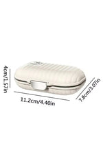 Profesyonel Taşınabilir 7 Bölmeli ilaç-Hap ve Takı Saklama Kutusu Krem - Indirimsepeti